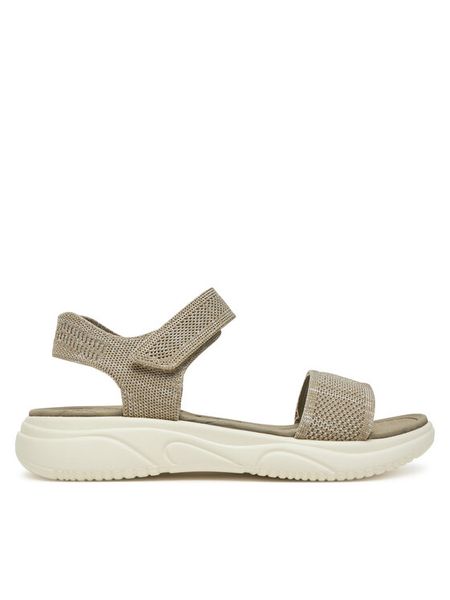 Clara Barson Sandały R25SS02835 Beżowy. Brązowe sandały damskie Clara Barson, bez wzorów, z materiału, bez obcasa, na płaskiej podeszwie, bez zapięcia. Za 129.99 zł.