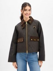 Barbour Kurtka z wosku Kobiety Bawełna zielony, 42. Zielone kurtki damskie Barbour, bez wzorów, z bawełny, bez kaptura. Za 2,099.95 zł.
