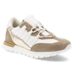 Białe Sneakersy Artiker Wygodne Sportowe Obuwie Damskie. Białe obuwie sportowe casual damskie Artiker, z materiału. Za 279.00 zł.