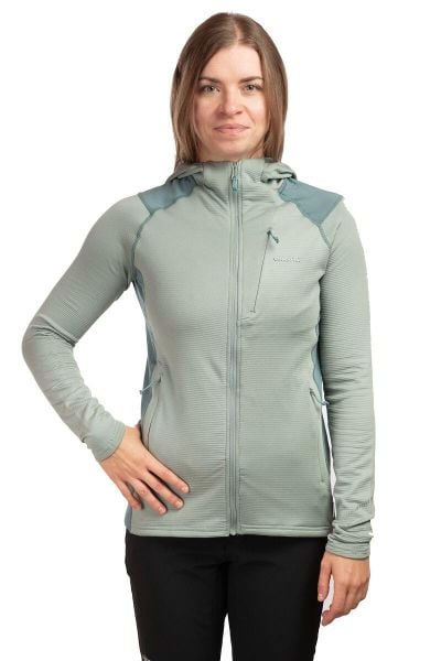 Bluza trekkingowa damska Birger Hoodie. Zielone bluzy damskie Viking, s, bez wzorów, z elastanu, z kapturem. Za 256.93 zł.
