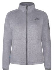 Westfjord Kurtka polarowa "Katla" w kolorze szarym rozmiar: L. Szare kurtki damskie Westfjord, l, bez wzorów, z dzianiny, bez kaptura. Za 131.43 zł.