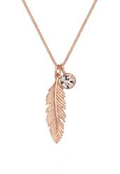 Elli Damski wisiorek z piórami Boho z kryształami srebro 925 Sterling Silver Naszyjniki 1 ct. Szare naszyjniki damskie Elli, srebrne. Za 183.99 zł.