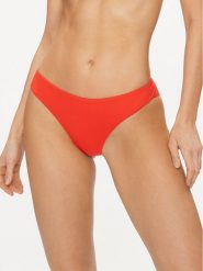 Tommy Hilfiger Dół od bikini UW0UW05083 Czerwony. Czerwone bikini Tommy Hilfiger, bez wzorów, z syntetyku. Za 129.99 zł.