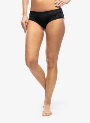 Figi termoaktywne Sensor Merino Air Panties. Czarne figi Sensor, bez wzorów, ze skóry. Za 101.19 zł.