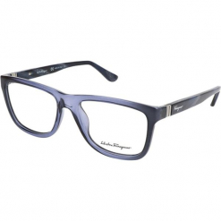 Oprawki "SF2694" w kolorze niebieskim. Niebieskie okulary przeciwsłoneczne damskie Carrera, Ferragamo. W wyprzedaży za 249.95 zł.