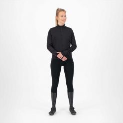 Softshellowa kurtka rowerowa Rogelli GLORY z oddychającymi plecami. Czarne kurtki damskie Rogelli, l, bez wzorów, bez kaptura. Za 427.00 zł.