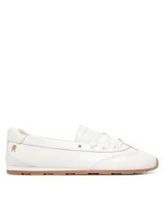 Tommy Hilfiger Baleriny Bella Ballet Sneaker FW0FW09449 Biały. Białe balerinki damskie Tommy Hilfiger, bez wzorów, ze skóry. Za 449.99 zł.