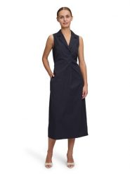 Vera Mont Sukienka w kolorze granatowym rozmiar: 46. Niebieskie sukienki damskie Vera Mont, bez wzorów, bez ramiączek. Za 157.73 zł.