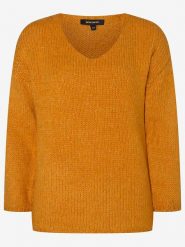 More & More Sweter w kolorze pomarańczowym rozmiar: 42. Pomarańczowe swetry klasyczne damskie More & More, ze splotem, bez kołnierzyka. Za 127.45 zł.