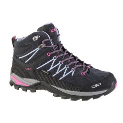 Buty trekkingowe damskie, CMP Rigel Mid. Czerwone obuwie trekkingowe damskie CMP, z gumy, bez zapięcia. Za 419.99 zł.