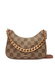 DKNY Torebka R53E6I10 Brązowy. Brązowe torebki klasyczne damskie DKNY, ze skóry, bez dodatków. Za 609.99 zł.
