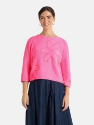 LIEBLINGSSTÜCK Sweter "Auri" w kolorze różowym rozmiar: 44. Różowe swetry klasyczne damskie LIEBLINGSSTÜCK, z bawełny, bez kołnierzyka. Za 336.61 zł.