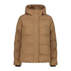 Kurtka damska turystyczna CMP 34K0706. Brązowe kurtki damskie CMP, xs, bez wzorów, z materiału, z kapturem. Za 379.00 zł.