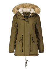 Maison Montaigne Parka "Ampumai" w kolorze khaki rozmiar: M. Brązowe parki damskie Maison Montaigne, m, bez kaptura. Za 247.69 zł.