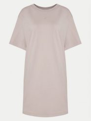 Nike Sukienka codzienna FB3204 Różowy Regular Fit. Czerwone sukienki damskie Nike, bez wzorów, z bawełny, bez ramiączek. Za 229.99 zł.