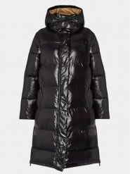 Invicta Płaszcz zimowy 4432613/D Czarny Regular Fit. Czarne kurtki damskie Invicta, na zimę, xs, bez wzorów, z syntetyku, bez kaptura. Za 969.99 zł.