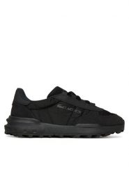 Lacoste Sneakersy 750SFA0084 Czarny. Czarne obuwie sportowe damskie Lacoste, z materiału, bez zapięcia. Za 369.99 zł.