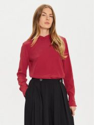 TWINSET Bluzka 242TT2341 Czerwony Regular Fit. Czerwone bluzki damskie Twinset, bez wzorów, z wiskozy, bez kołnierzyka, bez ramiączek. Za 919.99 zł.