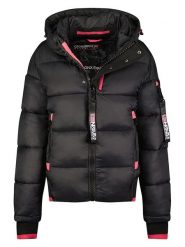 Geographical Norway Kurtka pikowana "Calix" w kolorze czarnym rozmiar: XXL. Czarne kurtki damskie Geographical Norway, xxl, bez wzorów, bez kaptura. Za 203.45 zł.