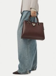 Nine West Torebka CEO-TRUE GRACE-LDA9866 Brązowy. Brązowe kuferki damskie Nine West, bez wzorów, ze skóry, bez dodatków. Za 299.99 zł.