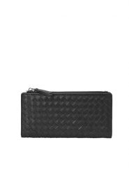 Marc O´Polo Skórzany portfel w kolorze czarnym - 20 x 10 x 2 cm rozmiar: onesize. Czarne portfele damskie bez wzorów, z materiału. Za 272.45 zł.
