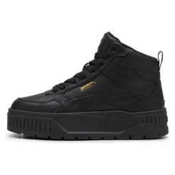 Buty do chodzenia damskie Puma Karmen Ii Idol Mid. Czarne obuwie sportowe damskie Puma, z materiału, bez zapięcia, trekkingowe. Za 599.00 zł.