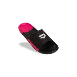 Klapki basenowe sportowe na basen plażę trening unisex Arena Urban. Czarne klapki damskie Arena, bez wzorów, z materiału, bez obcasa, bez zapięcia. Za 119.99 zł.