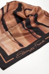Chusta jedwabna ELSABETTA FRANCHI. Chusty damskie Elisabetta Franchi, bez wzorów, z jedwabiu. Za 809.00 zł.