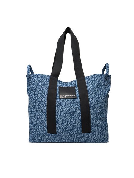 Karl Lagerfeld Jeans Torebka A2W50005 Niebieski. Niebieskie torebki klasyczne damskie Karl Lagerfeld Jeans, z jeansu, bez dodatków. Za 289.99 zł.