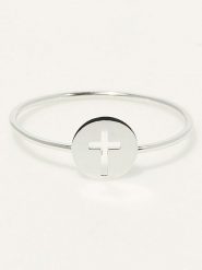 OR ÉCLAT Złoty pierścionek "Croix dorée" rozmiar: 54. Szare pierścionki damskie Or Éclat, złote. Za 270.44 zł.