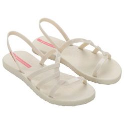 Sandały Ipanema Diversa Sandal Ad 27234 BG731 beżowy. Brązowe sandały damskie bez wzorów, bez obcasa, bez zapięcia. Za 210.26 zł.