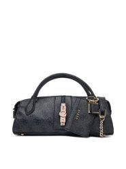 Guess Torebka Yvonne Logo Mini HWSG23 78760 Szary ciemny. Szare torebki klasyczne damskie Guess, ze skóry, bez dodatków. Za 544.99 zł.