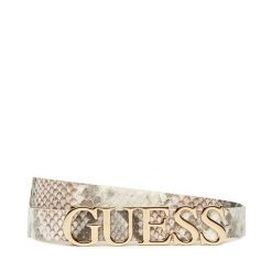 Pasek Guess. Brązowe paski damskie Guess, z aplikacjami. Za 234.99 zł.