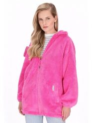 Schmuddelwedda Płaszcz polarowy w kolorze różowym rozmiar: XXL. Różowe płaszcze damskie Schmuddelwedda, xxl, bez wzorów, z polaru, bez kaptura. Za 217.99 zł.