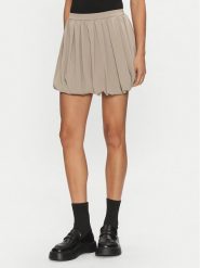 Please Spódnica mini G0MJCSI000 Beżowy Regular Fit. Brązowe spódnice damskie Please, m, bez wzorów, z syntetyku, mini. Za 139.99 zł.