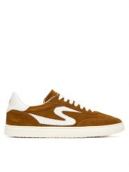 Stuart Weitzman Sneakersy Runaround SK928 XYP Brązowy. Brązowe obuwie sportowe damskie Stuart Weitzman, ze skóry, bez zapięcia. Za 1,029.00 zł.