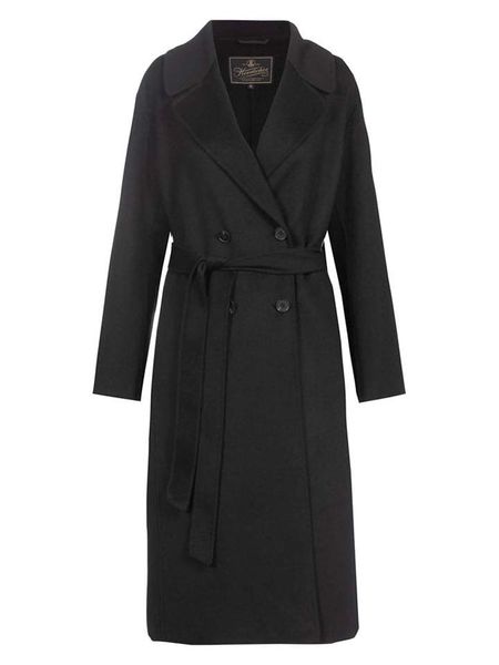 Herrlicher Płaszcz przejściowy w kolorze czarnym rozmiar: L. Czarne płaszcze damskie Herrlicher, l, bez wzorów, z tkaniny, bez kaptura. Za 347.99 zł.