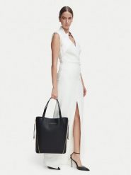 Elisabetta Franchi Torebka BS-24A-66E2-V420 Czarny. Czarne shopper bag Elisabetta Franchi, ze skóry, bez dodatków. Za 1,799.00 zł.