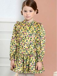 Abel & Lula Sukienka codzienna 5541 Kolorowy Regular Fit. Sukienki dziewczęce Abel & Lula, bez wzorów, z wiskozy, bez ramiączek, proste. Za 229.99 zł.