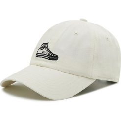 Czapka Converse Sneaker Baseball, Dla obu płci. Brązowe czapki z daszkiem damskie Converse, bez wzorów, z bawełny. Za 190.00 zł.