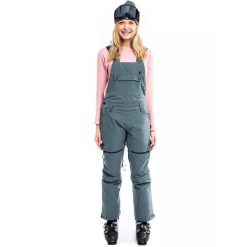 Spodnie narciarskie damskie SAKURA BIB Pants. Zielone kombinezony damskie FUNDANGO, na zimę, m, bez wzorów, z poliesteru, bez kołnierzyka, bez ramiączek. Za 499.00 zł.
