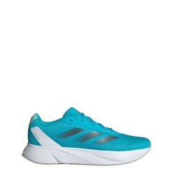 Buty do biegania dla dorosłych Adidas Duramo SL. Białe obuwie sportowe damskie Adidas, z materiału, bez zapięcia, do biegania. Za 239.00 zł.