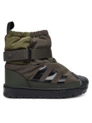 Adidas Śniegowce Superstar 360 Boot JQ7952 Khaki. Brązowe buty zimowe chłopięce Adidas, z materiału, bez zapięcia. Za 279.99 zł.