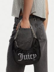 Juicy Couture Torebka CEO-BEJXT8764WPO. Czarny. Czarne torebki klasyczne damskie Juicy Couture, z materiału, bez dodatków. Za 269.99 zł.