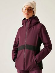 Dare 2b Kurtka narciarska "Issy" w kolorze bordowo-czarnym rozmiar: 40. Czerwone kurtki sportowe damskie Dare 2b, m, bez wzorów, bez kaptura. Za 525.86 zł.