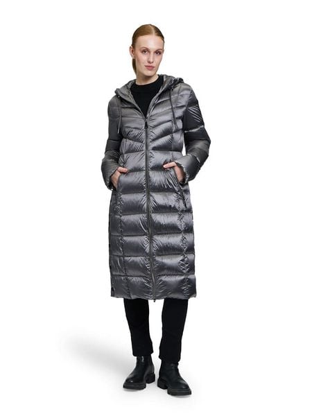 Betty Barclay Płaszcz pikowany w kolorze szarym rozmiar: 44. Szare płaszcze damskie Betty Barclay, bez wzorów, bez kaptura. Za 630.99 zł.