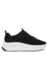 Calvin Klein Sneakersy Chunky Run Ckstripe Lup Sp Kn HW0HW03006 Czarny. Czarne obuwie sportowe damskie Calvin Klein, z materiału, bez zapięcia. Za 569.99 zł.