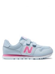 New Balance Sneakersy GV500CSP Niebieski. Niebieskie buty sportowe dziewczęce New Balance, z materiału, bez zapięcia. Za 189.99 zł.