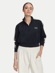 Guess Bluza V6YQ07 K4287 Granatowy Regular Fit. Niebieskie bluzy damskie Guess, l, z aplikacjami, z syntetyku, bez kaptura. Za 434.99 zł.