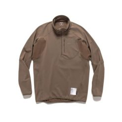 Bluza zapinana na zamek błyskawiczny Satisfy GhostFleece™. Brązowe bluzy damskie SATISFY, l, bez wzorów, z dresówki, bez kaptura. Za 929.00 zł.